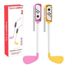 Golf Clubs For Nintendo Switch Joy-Con Controllers, 2 Pack - Switch Games Access - £26.85 GBP