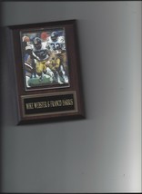 Mike Webster &amp; Franco Harris Plaque Pittsburgh Steelers Football Nfl - £3.12 GBP