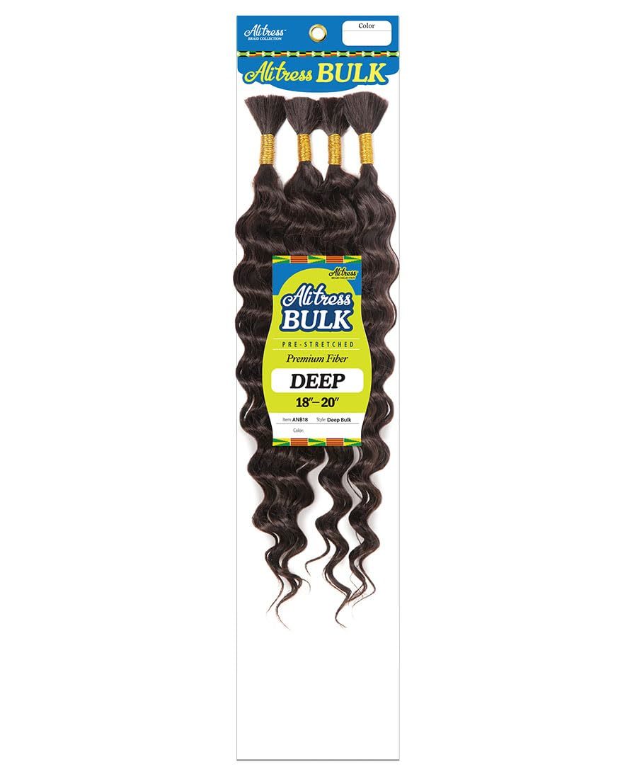 AliTress New Deep Bulk Hair For Braiding No Weft Micro Braiding Hair Extensions