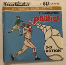 Philadelphia Phillies MLB Vintage 80s 3D View-Master 3 Reel Packet No. L 19 - £12.26 GBP