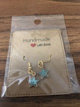Star Design Fashionable Earrings Gold Hypoallergenic Hook Earring - $14.20
