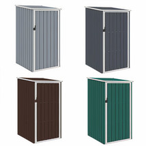 Outdoor Garden Patio Galvanised Steel Storage Tool Shed Unit Waterproof ... - £146.36 GBP+