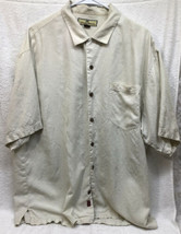 Tommy Bahama Mens Short Sleeve Button Front100% Silk Shirt La Marque De ... - $35.41