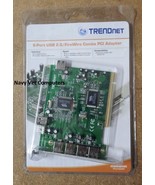 Trendnet 6-port USB 2.0/FireWire Combo PCI Adapter TFU-H33PI - £19.55 GBP