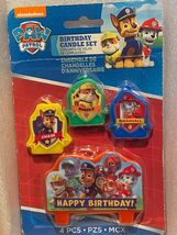 Paw Patrol Brithday Candle Set (4 Pieces) *NEW* DMC - $12.99