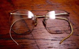 Antique Vintage 12kgf Gold Filled Wire Round Spectacle Lennon Eye Glasses - £76.32 GBP