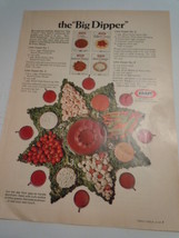 Vintage Kraft Big Dipper Recipes Print Magazine Advertisement 1968 - $5.99