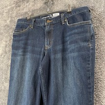 Carhartt Jeans Womens 12 34x30 Dark Wash Regular Loose Fit Rugged Flex BD2731-W - £17.71 GBP