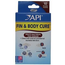 API Fin and Body Cure: Advanced Treatment for Bacterial Fish Disease - $19.75+