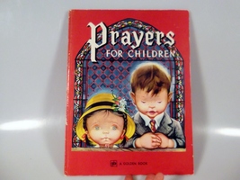  Prayers for Children Giant Large Golden Hardcover Book 1972 Eloise Wilkin - £7.81 GBP