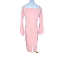 Lulu’s All She Wants Pink Off-The-Shoulder Bell Sleeves Midi Dress Size ... - £14.07 GBP