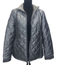 Womens Casual Jane Ashley Jacket Size L Large Grey 2 Pocket - $31.14
