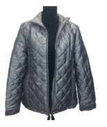 Womens Casual Jane Ashley Jacket Size L Large Grey 2 Pocket - $43.79 CAD