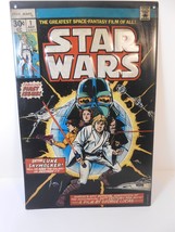 STAR WARS comic metal sign. Cover art from issue #1. Wall decor. Rare! - £6.76 GBP