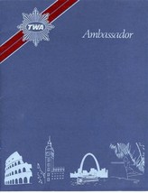 TWA Ambassador Service Menu and In Flight Duty Free Shopping Guide 1989 - £24.98 GBP