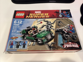 Lego 76004 Spider-Man: Spider Cycle Chase Superheroes Set &amp; Manual - £19.56 GBP