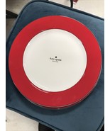 Kate Spade New York Rutherford Circle Red 11.2 in. Dinner Plates S/4 ~New~ - $129.99