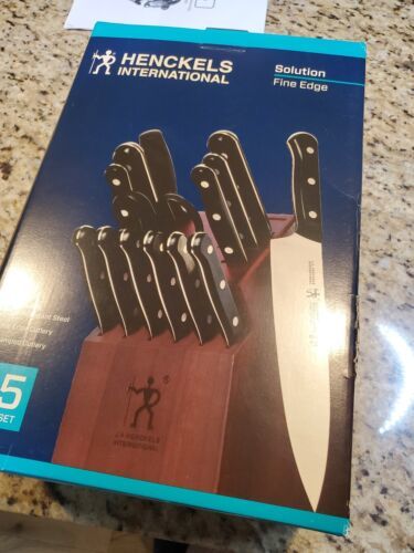 HENCKELS Solution Razor-Sharp 15-pc Knife Set, German Engineered Informed by - $133.65