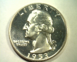 1953 WASHINGTON QUARTER GEM PROOF GEM PR NICE ORIGINAL COIN BOBS COINS F... - $45.00