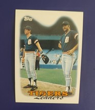 Detroit Tigers 1987 Team Leaders 1988 Topps Baseball Card #429 - £1.39 GBP