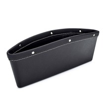 Car Seat Pockets Filler PU Leather Organizer Storage Side Console Slit Pocket - £11.53 GBP