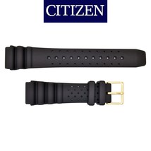 Genuine CITIZEN 23mm  Promaster Sea Watch Band Strap Black Silicone - £31.81 GBP