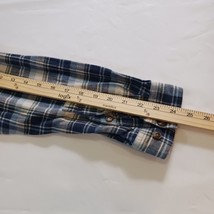 Patagonia Pocket Men's Blue & White Organic Cotton Flannel Shirt Long Sleeve M image 13