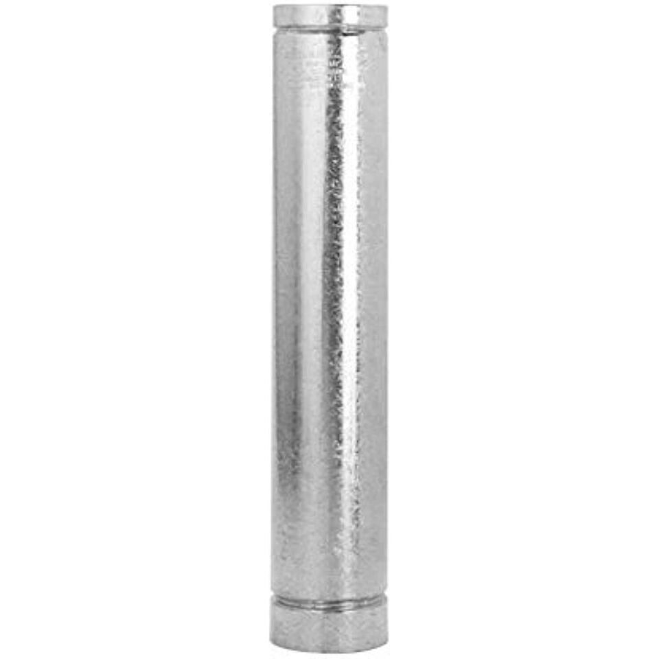 Selkirk Round Gas Vent Pipe 3 &quot; Dia. X 2 Ft. #3rv-24 Type B 500 Deg. Al 100 - $45.39