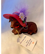 Hamilton Divas with Hat-titude Collection 2010 Bow-Wow Babe Dachshund - £14.96 GBP