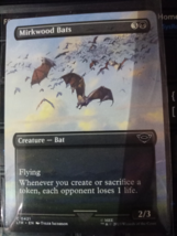 Mirkwood Bats Magic The Gathering Lord Of The Rings 421 SHOWCASE MTG Bla... - $4.19
