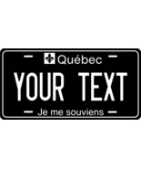 Quebec Blackout License Plate Custom Auto Bike Motorcycle Moped Novelty - $10.99+