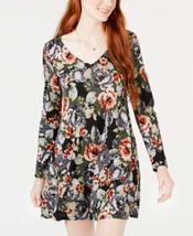 BCX Juniors Floral Chiffon Lace Back Dress Size Small Color Multi Floral - £26.60 GBP