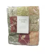 Garnet Hill Faded Garden Floral Cotton Full/Queen Patchwork Quilt - $250.00