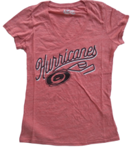 NWT NHL Carolina Hurricanes Women&#39;s Size Large Red Tee Shirt - £17.30 GBP
