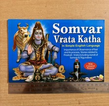 SOMVAR VRAT VRATA KATHA Monday, Hindu Religious English Book Colorful Pi... - $16.65