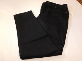 Baccini Women&#39;s Ladies Long Pants  Five Pockets Black 24W WOS50314BEL NWT - £23.48 GBP