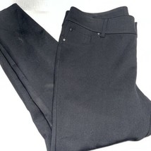 Avenue Women&#39;s Pants Stretch Ponte Black Skinny Leg Size 18 - £18.68 GBP