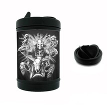 Black Metal Car Ashtray Skull Design-007 - $12.82