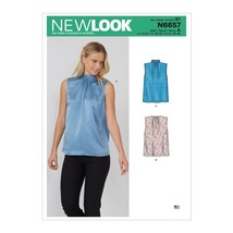 New Look Sewing Pattern 6657 Misses Blouse Top Size 8-20 - £7.75 GBP