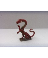 3 INCH TALL DRAGON FIGURE PAINTED OVER WHITE METAL  OLDER - £9.34 GBP