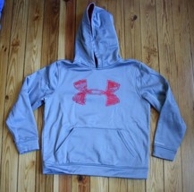 UnderArmour Hoodie Youth L Gray Logo Loose Storm - £9.52 GBP