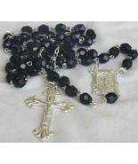 Black beads rosary from the Holy Land - £19.28 GBP