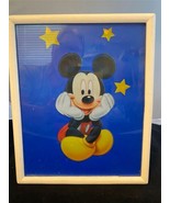 Disney Micky Mouse Framed Poster Print Collectable in White Frame Theme ... - $244.84 MXN