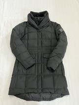 Eddie Bauer Long Down Filled Puffer Coat Jacket Parka Size Small. Black - £29.40 GBP