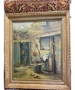 Dutch Country Painting J.C. Van Wassenaar Listed Artist 20.5&quot; x 24&quot; canvas - $391.05