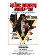 ALICE COOPER &#39;75 20 x 30 1975 &quot;Welcome To My Nightmare&quot; Custom Poster Clean - $830.12 MXN