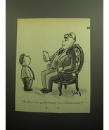 1958 Cartoon by William Steig - B-plus is not good enough for a Zimmerman - £14.55 GBP