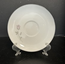Noritake Pasadena Pattern #6311 Saucer Pink/Gray Rosebuds Japan - €3,46 EUR