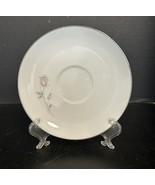 Noritake Pasadena Pattern #6311 Saucer Pink/Gray Rosebuds Japan - $5.41 CAD