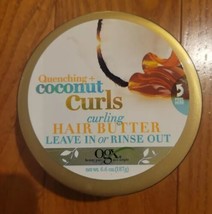 OGX Quenching Coconut Curls Curling Hair Butter Leave In or Rinse Out 6.6oz new - £13.66 GBP